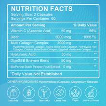 B BEWORTHS BEWORTHS Multi-Collagen Capsules (120 Capsules Per Bottle) | Colageno Para Mujer | Type I,II,III,V,X Hydrolyzed Peptides | Supports Skin Health, Joint Mobility, Hair, Digestive, Gut & Cardiovascular Health, Sleep, Stress Relief | Non-GMO Verified - New 120 tablets - 查看 7