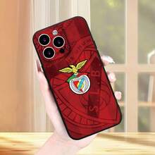 Simple Benfica Football Club Official Phone Wallpaper Print All-Black Phone Case For Phone17 Pro MAX/11/12/13/14/15/15 Pro/15 Plus/15 Pro Max/X/XS Max/XR/11 Pro/12 Pro/13 Pro/14  Pro/12 Mini/13 Mini/11 Pro Max/12 Pro Max/13 Pro Max/14 Pro Max/14 Plus/6/6s/6 Plus/7/8/16 Pro/16 Plus/16 Pro Max Galaxy A54/A14/A12/A13/A15/A32/A33/A24/A52S/S20/S21/S22/S23/S24/S23 Plus/S24 Ultra/S25/A15/A33/A23 Android Phone Case, Essential For Daily Commuting, MagSafe Support, Less Yellowing, Halloween Gift, Virgin Mary Day Sticker, Independence Day Gift, Christmas Wallpaper, Valentine's Day Gift, Birthday Gift For Friends And Family - 黑色 - 查看 3