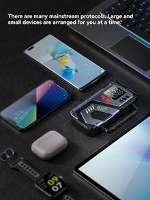 5000A峰值便携式汽车应急启动器，带空气压缩机、应急电池组、2.11加仑（汽油版）、1.72加仑（电池版）、150 PSI轮胎充气泵、12V汽车电池应急启动器、五合一功能、电池充电器