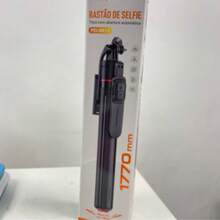 Bastão de selfie telescópico Bluetooth com controle remoto para celular com suporte de tripé PEI-SK13