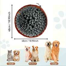 Mata do węszenia dla psa – regulowana interaktywna zabawka-łamigłówka dla dużych i małych psów, spowalniacz jedzenia, stymuluje umysł i łagodzi stres, zachęca do naturalnego żerowania, nadaje się do użytku wewnątrz i na zewnątrz