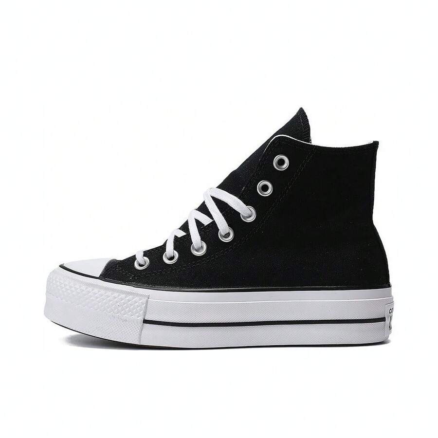 Converse 女式 Chuck Taylor SEASONAL 高帮帆布运动鞋/硫化鞋 560845C - 黑色 - 查看 1