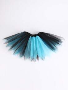 Gonna tutu casual in poliestere a colori sfumati, versatile e multicolore, adatta per Ognissanti, Natale, 30cm per teenager, 40cm per adulti, cosplay, feste in campus, running, arcobaleno, linea A