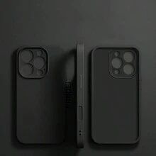 VRNOEI Ốp lưng điện thoại màu đen mờ, chất liệu cao cấp, bảo vệ ống kính mới cho iPhone 16, 15, 11, 14, 13, 12, 17 Pro Max, phù hợp với các dòng 17 Air, 16, 14, 15 Plus, chống rơi vỡ, quà tặng sinh nhật, tiệc mùa xuân. - màu đen - Xem 14