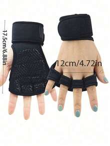 زوج قفازات رياضية نصف الأصابع للرجال والنساء، دعم معصم لرفع الأثقال، مضادة للتقرن، قفازات دراجة واقية، أغطية ذراع موضة الخريف
