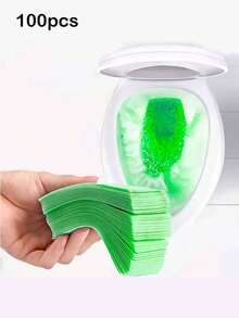 100 件/60 件/30 件/10 件 厕所清洁纸，厕所清洁剂，地板清洁剂，家用地板清洁纸，厕所除臭剂，马桶清洁剂，除臭剂，厕所除垢清洁纸，去除尿渍和异味，清洁用品