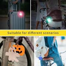 50pcs Colorful Glow-In-The-Dark Ghost Hanging Decorations - Neon Reflective Keychains With Chain, Halloween Party, Horror Packaging Decor, Durable PVC Spheres, Suitable For Masquerade, Backpacks, No Power Needed To Glow Under Black Light, Halloween Props, Backpack Accessories, Phone Decor, Fun Design, Chain Keychains, Halloween, Halloween Decorative Pendants