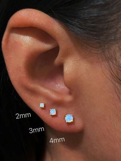 1 peça S925 brincos de prata pura para piercing único auspicioso para mulheres, brincos de piercing para lábios, uso diário para mulheres, dê o melhor presente para namorada, mãe, irmãs