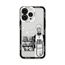 Funda de teléfono de anime Cool B-Blue L-Lock compatible con Xiaomi Redmi Note 14 13 12 12S 12C 11 10 10C 13C 10s A1 A2 A3 Pro Plus 4G 5G de TPU suave, compatible con funda de  17, funda de  17 Pro, funda de  17 Pro Max - TSY-259hkx282a3 - Ver 13