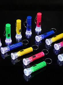 8pcs/4pcs/1pc Mini LED Keychain Flashlight - Multi-Color Mini Flashlight Keychain For Outdoor Camping, Hiking Gear And Emergency Lighting. Mini LED Flashlight Keychain - Multiple Colors Available, Super Bright Portable Keychain Flashlight, Strong Keychain Light, Great Gift For Parties, Christmas, Mother's Day, Valentine's Day And Other Holidays - Holiday Gift | Keychain Gift Set - Multicolor - View 4