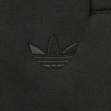 Adidas Originals Pantalones de mujer con puños de punto de 3 rayas y cintura elástica JX2708 - Negro - Ver 3