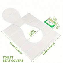 10-Pack Spot Wholesale Hotel Waterproof 10-Pack Toilet Paper Maternity Toilet Seat Travel Disposable Toilet Seat (10 Pieces)