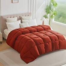 Comforters - Wine Red + Chocolate - View 4