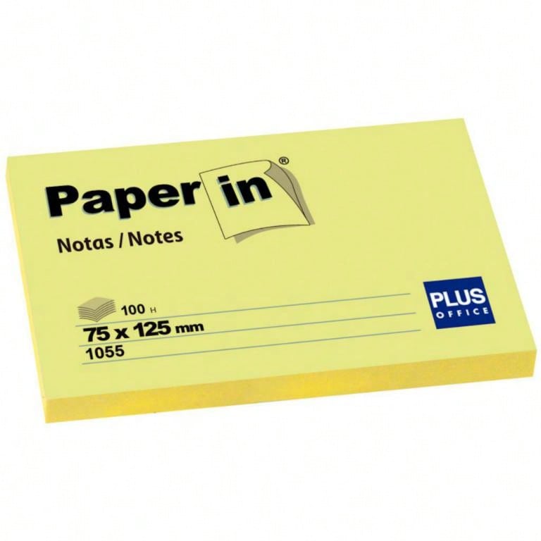 75 mm x 125 mm, Gelb, 100 Blatt