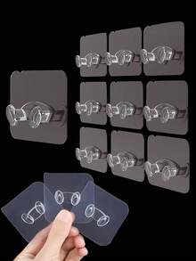 免钻孔安装的粘性墙插挂钩，适用于充电适配器、电子产品收纳，厨房浴室卧室收纳方案，多功能插头挂钩，可用于手机充电器、移动电源、线缆管理，节省空间，适用于家居收纳，宿舍必备，轻便粘性挂钩，适用于宿舍和办公桌面收纳工具 - 彩色 - 查看 12