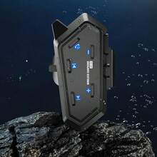 JYD-C63 Motorcycle Helmet Headset 1000mAh Bluetooth 5.4 Voice Control Waterproof Motorcycle Wireless Hands-On Talking Headset For Cycling Earphone