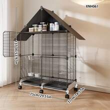 Large Luxury Bird Cage For Home Use, Suitable For Parrots, Cockatiel, Mynah, Pearl Cockatoo