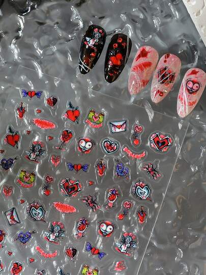 1 Pc Nail Art Stickers Adhesive Sliders DIY Nails Polish Manicure Sticker Decals