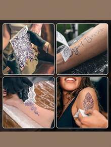 10pcs Tattoo Transfer Papers, Tattoo Stencil Transfer Paper, Copy Paper, Tattoo Supplies, 4 Layers A4 Size, Suitable For All Kinds Of Creative Patterns, Compatible With Most Of The Transfer Machines, Tattoo Transfer Machine Accessories, A Must-Have For Tattoo Artists To Create High-Quality Tattoos, Gifts - Multicolor - View 5