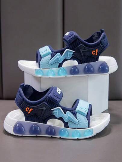 1 par de sandalias cómodas y de suela blanda, versión coreana 2026, para viajes, deportes, interior, exterior y playa, para niños pequeños, niños grandes, niños y niñas