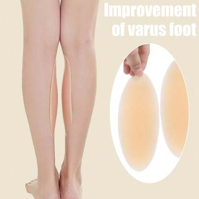 وسادات سيليكون للساق للنساء، مقويات للأرداف، وسادات لتشكيل الجسم، وسادات للمنطقة العجانية، وسادات للجسم، لتصحيح عيوب الجسم وإنشاء منحنيات جذابة، غير مرئية وخالية من التجاعيد، وسادات سيليكون للساق المستقيمة، مصححات لشكل الساق، قابلة للغسل وإعادة الاستخدام، مناسبة لبنطلونات اليوغا والجينز والفساتين والملابس ضيقة الملائمة.