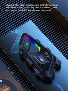 P20 2-Pack Motorcycle Helmets With Bluetooth 6.0 Wireless Walkie-Talkies, 500-Meter Range, Music Sharing Headsets, And Over-Ear Speakers – Motorcycle Accessories. - P20 2X - View 9