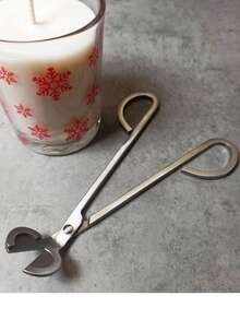 1 件黑色银色大号握把灯芯剪刀，带大号握把的蜡烛灯芯修剪器，握持更舒适，抛光不锈钢灯芯剪刀，易于蜡烛爱好者使用，万圣节、恐怖、秋季、节日、圣诞节、冬季、假日、节日、房间装饰、礼物 - 彩色 - 查看 13