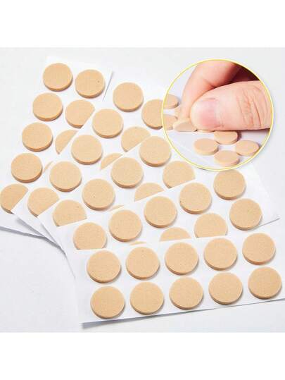 30/10Pcs Earring Support Patches, Earring Lifters And Backs For Support Pads, Waterproof Lifting Patches, Ear Lobe Backs (Nude Color, Circle Shape)