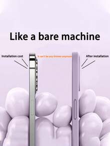 VRNOEI Ốp lưng điện thoại màu đen mờ, chất liệu cao cấp, bảo vệ ống kính mới cho iPhone 16, 15, 11, 14, 13, 12, 17 Pro Max, phù hợp với các dòng 17 Air, 16, 14, 15 Plus, chống rơi vỡ, quà tặng sinh nhật, tiệc mùa xuân. - màu đen - Xem 3