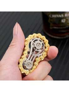 New Creative Car Wheel Gear Chain Finger Spinner Stress Relief Toy For Teens