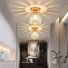 1 件北欧走廊灯，简约现代创意入口阳台水晶小吊灯灯具，不含灯泡 - 多款 - 查看 11