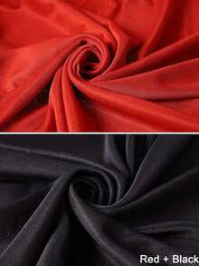 1 pezzo Mantella con cappuccio reversibile rosso e nero, nero e rosso con cappello, accessori per costume da cosplay, decorazioni per feste in maschera, forniture per feste di compleanno, adatto per adulti e adolescenti