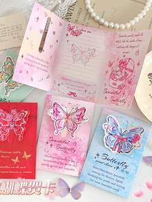 纸板折叠礼盒，用于礼品包装，矩形盒，带磁性盖封，附赠丝带和贺卡。适用于伴郎求婚礼盒、婚礼、圣诞节、万圣节、生日礼物包装、圣诞节、结婚周年纪念日派对、情人节等。 - 彩色 - 查看 12