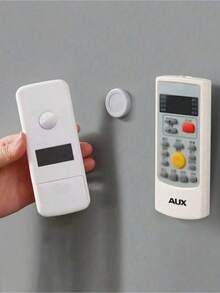 5pcs/10pcs Remote Control Holder, Magnetic Invisible Wall Mount Suitable For Various Household Appliances Remote Controls, Insertable Storage, Frameless Hanging Decoration Without Nails, Easy Installation - Multicolor - View 6