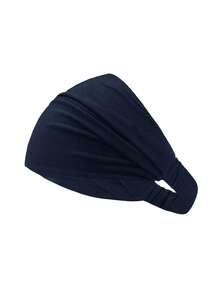 1 件蕾丝边系带便帽，休闲百搭女士发帽 - 藏青色-a - 查看 2