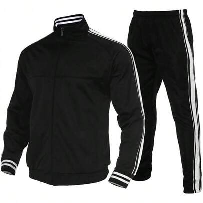 Mens 2 Piece Tracksuit Sets Casual Jogging Sweat Suits, Activewear