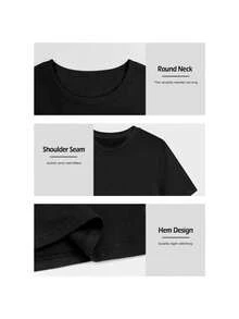 Groovy Retro Baseball T-Shirt From The "My Sister's Baseball Era" For Men And Women, Perfect Gift For Father's Day, Birthday Gifts For Mom, Dad, Men, Women And Friends, Men's T-Shirts, Soft Black Unisex Fabric - 黑色 - 查看 6