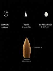 120pcs Natural Backflow Incense Cones - Assorted Scents, Suitable For Waterfall Incense Holder, For Meditation, Yoga, Negative Energy Cleansing, And Home/Office Purification