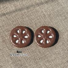 More Realistic Cookie Toys, Caramel Cookies, Chocolate Cookies, Simulated Sandwich Cookie Photography Props, Suitable For DIY Phone Cases, Keychains, Hair Clips, Cute Candy House Decorations, Party Favors, Candy House Toys - Multicolor - View 11