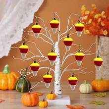 Adornos de Acción de Gracias, Set de 12 piezas, Decoración colgante de maíz colorido de otoño para el hogar, fiesta festiva, decoraciones de otoño para el hogar - Multicolor - Ver 4