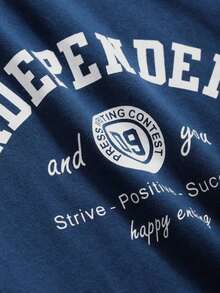 Camiseta Gráfica Con Letras - Blanco - Ver 8