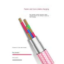 3条装USB Type-C快速充电数据线，兼容安卓智能手机，长度分别为3.3英尺/6.6英尺/9.9英尺，USB A转USB-C高速充电线，兼容Galaxy S24 S23 S22 S21 S20 Ultra S20+ Note 20 10 S10 S9 Plus A12 A11 A52、Pixel 6 5 4 4a 3a XL等型号，也兼容 16、16 Pro Max、15、15 Plus、15 Pro、15 Pro Max等型号。 - (藍色+粉紅色+紫色) - 查看 4