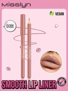 Misslyn 顺滑唇线笔，持久显色，浓郁唇色，轻松勾勒，打造自然妆效，高显色度，笔芯柔软，持久顺滑，超哑光唇线笔，品牌化妆品，面部彩妆产品，适合女性和女孩，冬季必备，Y2K风格，时尚百搭，生日礼物、情人节礼物、派对必备、新年礼物，多种颜色可选，无动物实验，纯素配方。 - #402 - 查看 2