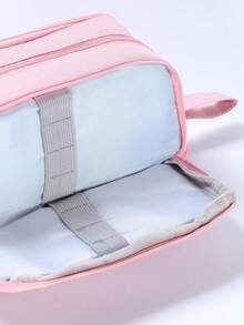 1 pieza Estuche de lápices personalizado - Nombre personalizado - Patrón de letra personalizado - Bolsa de lápices de gran capacidad y multicapa simple, duradera, útiles escolares para estudiantes - Regalo de cumpleaños, mejor regalo para niños, regalo para estudiantes - Multicolor - Ver 5