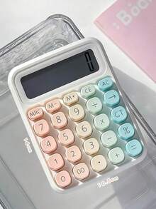 Big Screen Keys Computer Financial Accounting Multi-Color Gradient Calculator Special For Students Back To School Gift