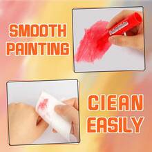 1 pieza Barra de pigmento sólido de secado rápido - Secado en 90 segundos, Set de 6 colores y Set de 12 colores, Adecuado para artistas, adolescentes, estudiantes - Colores vibrantes, Aplicable para aprendizaje, oficina y efectos acuarela, Textura de crayón vívida. Aprendizaje, oficina, acuarela 3 en 1. Herramienta creativa para niños y niñas. Regalo de cumpleaños, herramienta de pintura, regalo de Navidad - Multicolor - Ver 5