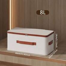 1PC Bedroom Clothes Storage Box, Household Covered Storage Box, Clothes And Blankets Sorting Box, Miscellaneous Storage Artifact - 42L - View 6