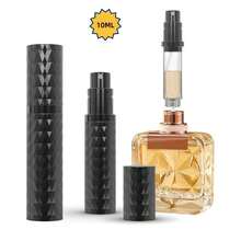 Perfume Travel Refillable Bottle,Bottom-Filling Perfumes Atomizer,Mini Cologne Dispenser, Portable Fragrances Sprayer Pocket Size Perfume Container For Women Men Cruise Trip Gift-F809SJ