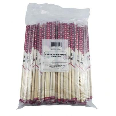 Hashi Waribashi de Bambu Descartável 100 Pares GW