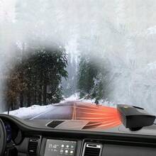 12V Fast Heating Car Heater And Defogger - Dual-Mode Portable Vehicle Heater With Quick Preheating, Compact Design, Car Plug Plug-In For Cars, Trucks, SUVs, RVs, Motorhomes - Ideal For Winter, Camping, Defogging - Easy Installation, Winter Driving, Sleek Design, Durable Build, Defrosting Tool, Rv Travelers, Car Accessories - Multicolor - View 6